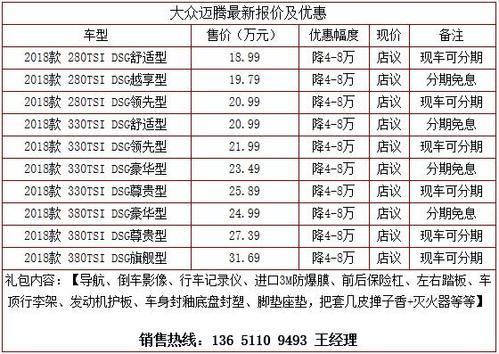 一汽大众所有车型价格(一汽大众汽车价格大全！)