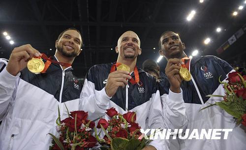 北京奥运会美国男篮(Beijing Olympics US Men's Basketball Team Dominates on the Court)