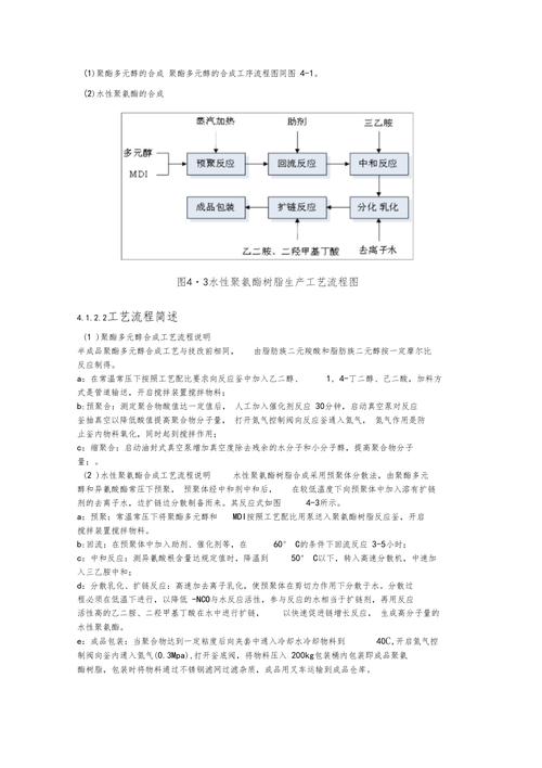 聚氨酯生产工艺(聚氨酯制造流程及工艺)