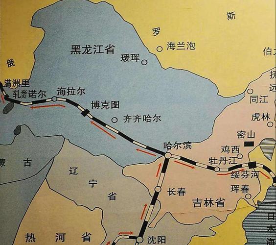 中东铁路地图(揭秘中东铁路：详解地图及路线)